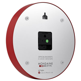 Mondaine Orologio Parete Rosso 25 cm