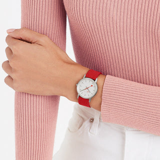 Mondaine Classic Rosso 30mm