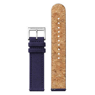 Cinturino Mondaine Tela Blu 20mm