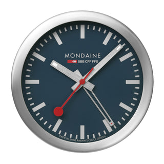Mondaine Orologio Sveglia Blu 12,5cm