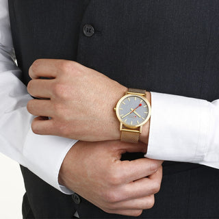 Mondaine Classic Oro Mesh 40mm