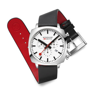 Grand Cushion Cronografo Bianco 41mm