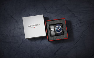 Grand Cushion Cronografo Blu 41mm