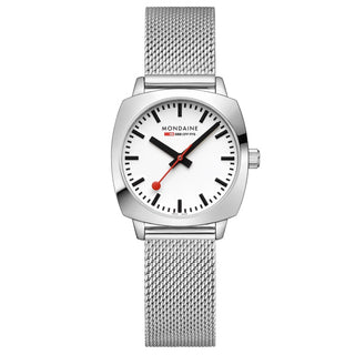 Mondaine Petite Cushion Acciaio 31mm