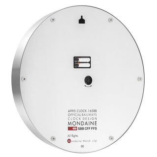 Mondaine Orologio Parete Argento 40cm