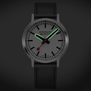 Mondaine Stop2go Bianco Backlight 41mm