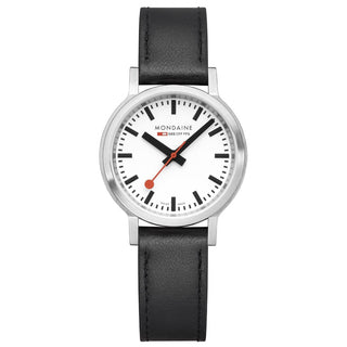Mondaine Stop2go Bianco Backlight 34 mm