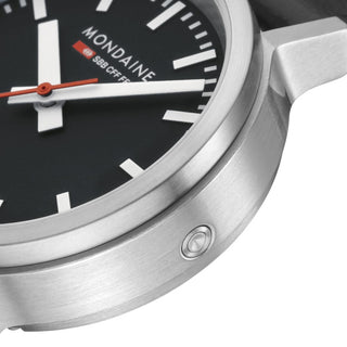 Mondaine Stop2go Nero 34 mm