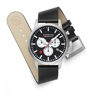 Mondaine Neo Cronografo Nero 41mm