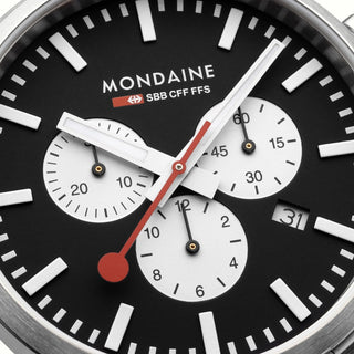 Mondaine Neo Cronografo Nero 41mm