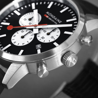 Mondaine Neo Cronografo Nero 41mm