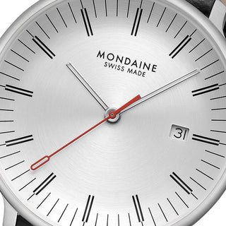Mondaine Doppio Silver 41mm