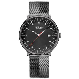 Mondaine Doppio Nero 41mm