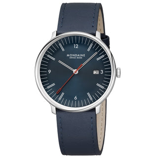 Mondaine Doppio Blu 41mm Doppio Cinturino