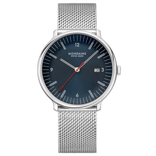 Mondaine Doppio Blu 41mm Doppio Cinturino