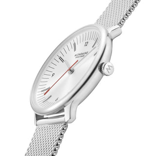 Mondaine Doppio Silver Acciaio 33mm