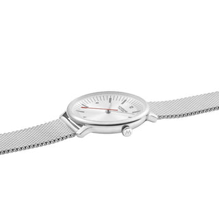 Mondaine Doppio Silver Acciaio 33mm