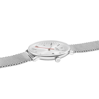 Mondaine Doppio Silver Acciaio 41mm