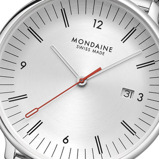 Mondaine Doppio Silver Acciaio 41mm