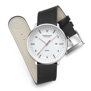 Mondaine Doppio Solar Bianco 41mm