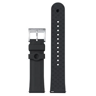 Cinturino Mondaine 20 mm Numeri Nero Silicone
