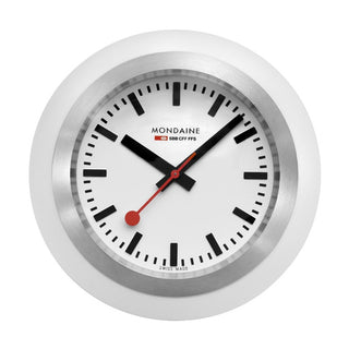 Mondaine Globe Bianco - Orologio da tavolo