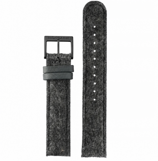 Cinturino Mondaine in PET riciclato 18 mm – Fibbia nera satinata