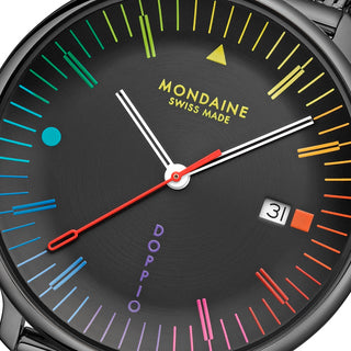 Mondaine Doppio Bauhaus Inspired 41mm