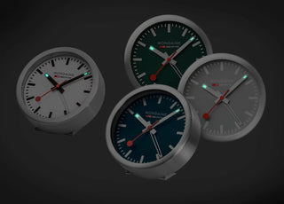 Mondaine Orologio Sveglia Blu 12,5cm
