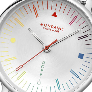 Mondaine Doppio Bauhaus Inspired 33mm