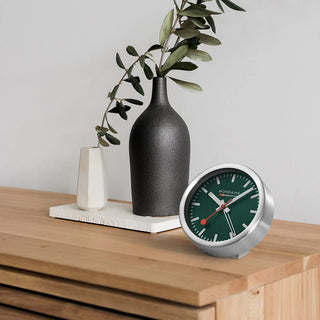 Mondaine Orologio Sveglia Verde 12,5cm